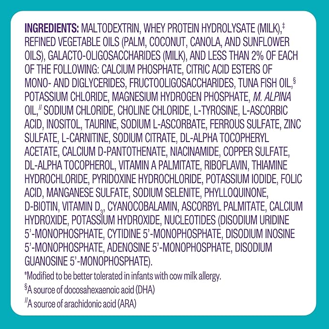 Pepticate Baby Formula, Hypoallergenic Powdered Infant Formula for Cow Milk Allergy, with Omega 3 DHA, ARA, Iron & Prebiotics, 13.2oz-Mewly Pet