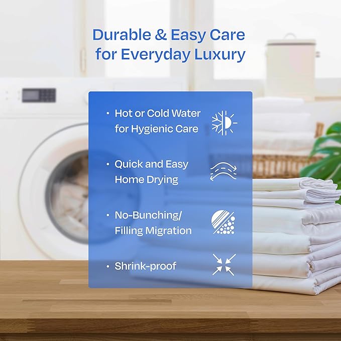 California Design Den Twin Mattress Topper, Thick Cooling Pillow Top Mattress Topper Twin for Restful Sleep, 900 GSM Fill, Breathable & Gentle on Skin