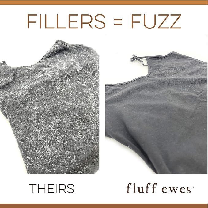 Fluff Ewes Wool Dryer Balls 3 Pack Premium New Zealand Wool Laundry Balls for Dryer, No Static Dryer Balls Laundry Reusable Cute - XL Wool Dryer Balls Cute, Baby Dryer Balls for Dryers - Lights-Mewly Pet