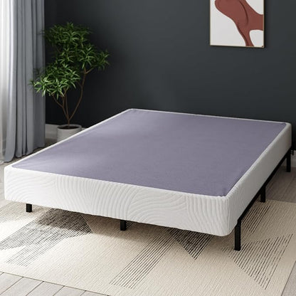 ZINUS Edgar 8 Inch Bamboo Box Spring, Mattress Foundation, Sturdy Bamboo Structure, Low Profile, Easy Assembly, Full