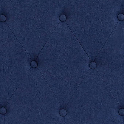 Flash Furniture Cambridge Tufted Upholstered King Size Headboard in Navy Fabric