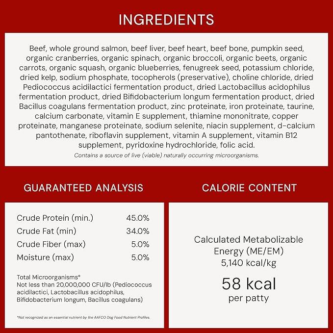Stella & Chewy's Freeze-Dried Raw Dinner Patties - Surf 'N Turf Salmon & Beef Recipe - High Protein Grain-Free Puppy & Dog Food - Perfect For Picky Eaters - 14 oz-Mewly Pet