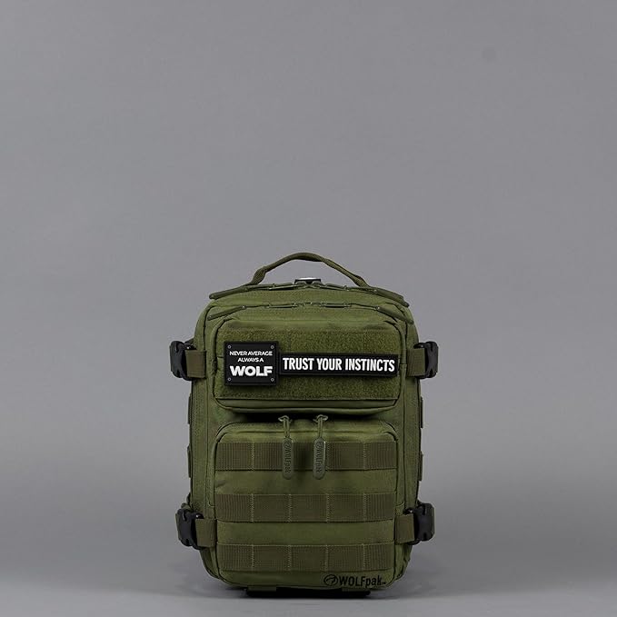 WOLFpak 9L Backpack Mini – OD Green-Mewly Pet