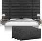Vänt Upholstered Wall Panels - King/Cal King Size Wall Mounted Headboards - Weave Prestige - Twin/King - Set of 4 Panels (Each Individual Panel 39"x11.5")