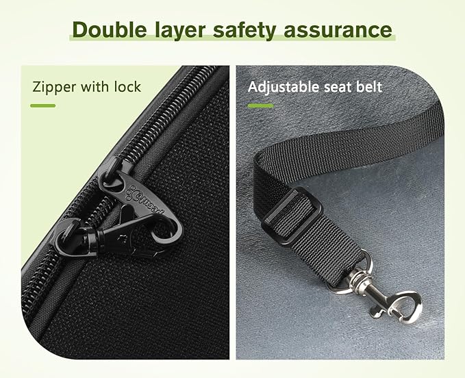 Pecute Pet Carrier Backpack, Large Cat Carrier Backpack, Expandable cat Backpack with Breathable Mesh for Medium Dogs Cats, or 2 Small Pets, Dog Backpack Carrier for Travel Hiking, Black-Mewly Pet