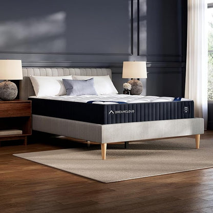 DreamCloud Classic 12" Queen Mattress - Memory Foam - 365 Night Trial - Back Pain Relief - Mattress in a Box - CertiPUR-US® Certified - ACA Endorsed