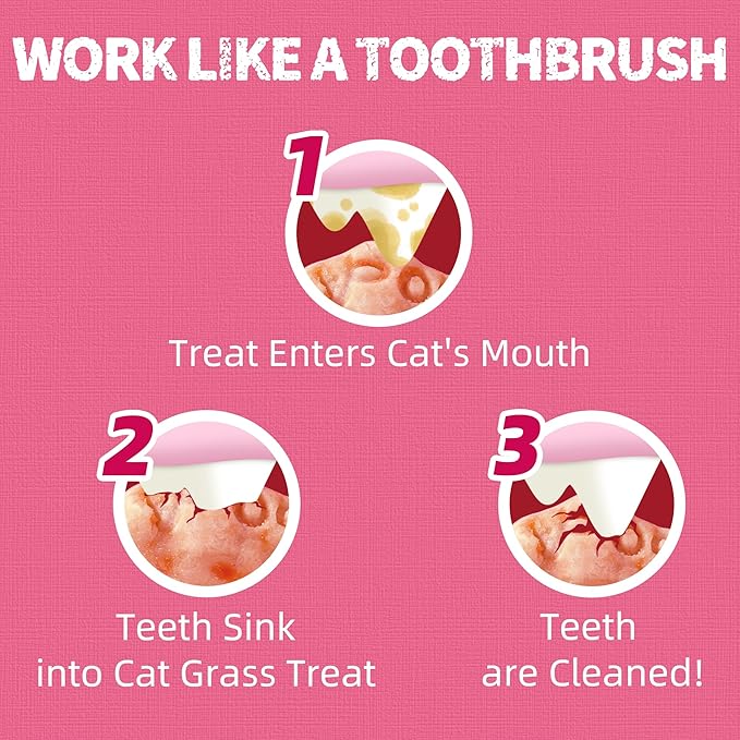 Just Try 13.4 OZ Urinary Tract Cat Treats for Indoor Cats Health Supplement Cranberry & D-Mannose for Kidney Bladder UT Support Salmon Flavor Crunchy Chews Cat Loves-Mewly Pet