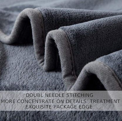 HOZY Soft King Size Blanket for Fall Winter Spring All Season Warm Fuzzy Summer Autumn Oversized Blankets for Cal King/California King Bed Fluffy Lightweight Dark Grey 90"x108"
