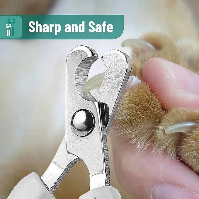 Mr. Pen Cat Nail Trimmer - Blue & White, Cat & Kitten Nail Clipper, Pet Claw Trimmer for Small Dogs-Mewly Pet