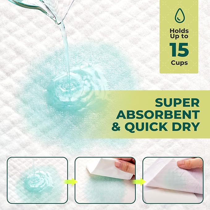 Cat Pads Refills for Tidy Cats Breeze Litter System - Super Absorbent 6-Layer Pads for Odor Control Unscented - 16.9" x 11.4" - Pack of 20 Litter Box Replacement Pads-Mewly Pet