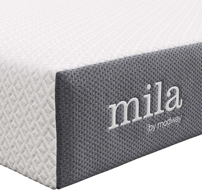 Modway Mila Firm 10" Fiberglass Free Memory Foam Full Mattress
