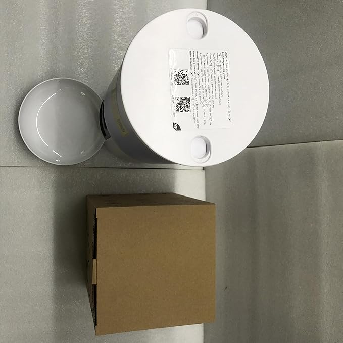 Automatic Cat Feeder Food Dispenser: 6L Timed Small Dog Dry Food Dispenser with 10s Voice - Distributeur Nourriture Chat Hund Programmable - Auto Pet Feeder with 1-6 Meals White-Mewly Pet