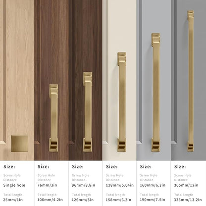 Khtumeware 20 Pack 6-1/4 Inch Cabinet Handles - Champagne Bronze Pulls, Warm Brass Drawer Pulls, Hardware for Kitchen Cabinets, Cupboards
