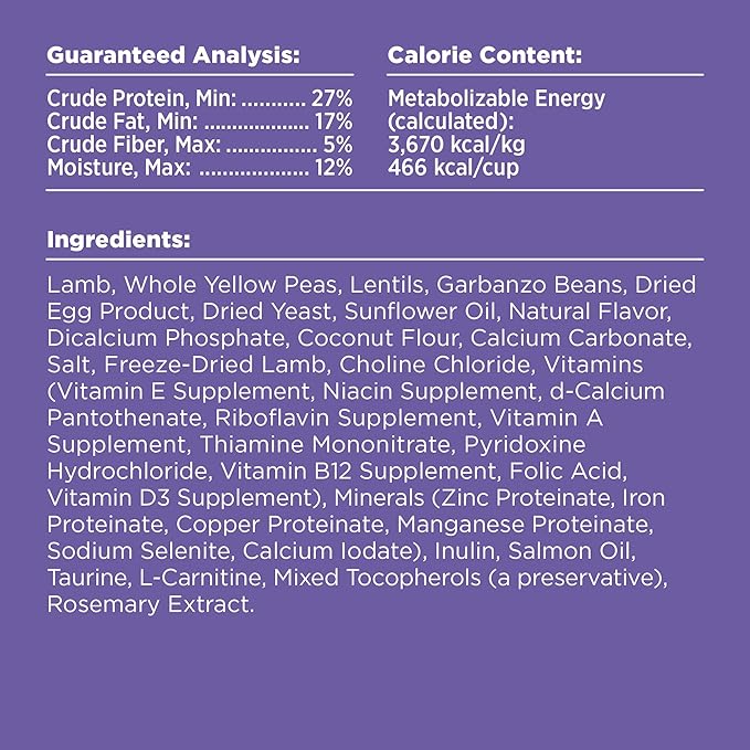 BIXBI Rawbble Dry Dog Food, Lamb, 24 lbs - USA Made with Fresh Meat - No Meat Meal & No Corn, Soy or Wheat - Freeze Dried Raw Coated Dog Food - Minimally Processed for Superior Digestibility-Mewly Pet