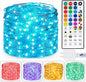Fairy Lights USB Plug in 33ft 100LEDs with Remote, Warm White 20 Color Changing Light Twinkle Firefly String Lights for Bedroom Party Wedding Christmas Tapestry, Multicolor Colors (USB&Plug)