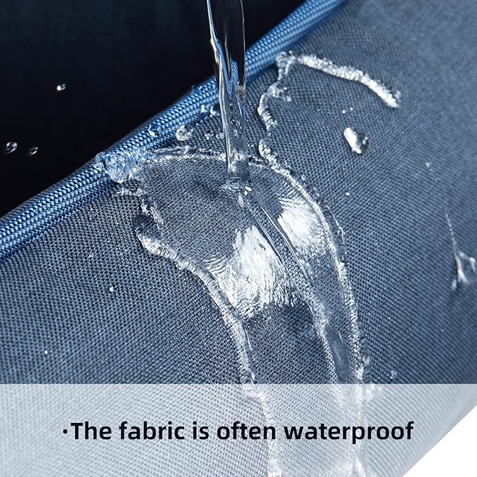 Orthopedic Dog Beds for Medium Dogs, Durable Egg Crate Foam Sofa Dog Bed wit Washable Removable Cover,Waterproof Lining,Pet Bed for Large Dogs (Navy Blue-Velvet, 26.4" L x 21.7" W x 6.2" Th)-Mewly Pet