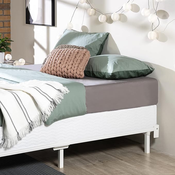 ZINUS 7 Inch King Metal Smart Box Spring with Quick Assembly, Mattress Foundation, Strong Metal Frame, Easy Assembly
