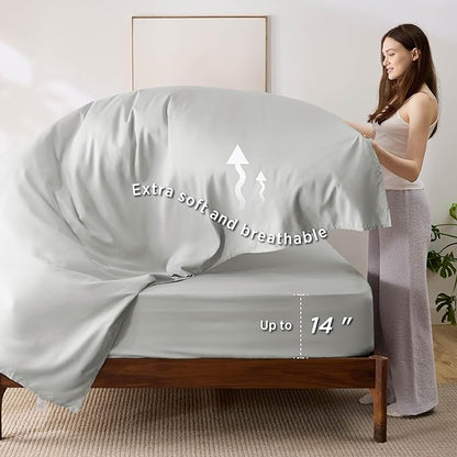 Bedsure Twin Comforter Set - 5 Pieces Reversible Burnt Orange Bedding, Twin Size Bed Set for All Seasons, Bed in a Bag with Down Alternative Comforter, Sheets, Pillowcase & Sham