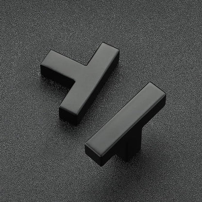 Ravinte 10 Pack 2 inch Length Square Cabinet Pulls Matte Black Stainless Steel Kitchen Drawer Pulls Cupboard Handles Cabinet Handles