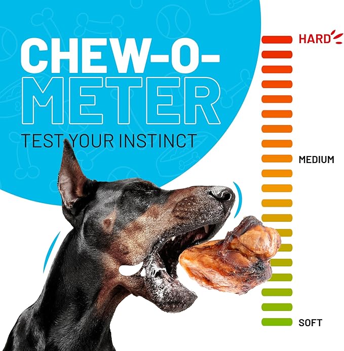 Sitka Farms Beef Knee Caps Smoked Premium Dog Bones - 25 Count - 100% Natural Long Lasting and Meaty Dog Treats Bones for Aggressive Chewers - for Small, Large and Medium Breed Dogs-Mewly Pet