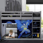 Batman Loft Bed Tent - Curtain Set for Low Twin Loft (Bed Sold Separately) by Delta Children (Pack of 10)