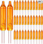 Mudder 200 Count 2.5V Christmas 50/100/150/200 Count Mini Incandescent Wire String Lights Replacement Bulbs Indoor/Outdoor Christmas Lights Decorations for Home Xmas Tree(Orange)