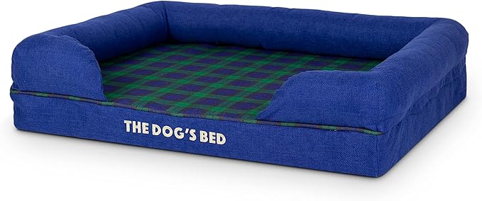 The Dog’s Bed, Med Black Watch Tartan 30x23.5, Memory Foam, Pain Relief: Arthritis, Hip & Elbow Dysplasia, Post Surgery, Lameness, Supportive, Calming, Waterproof Washable Cover, Veterinary Approved-Mewly Pet