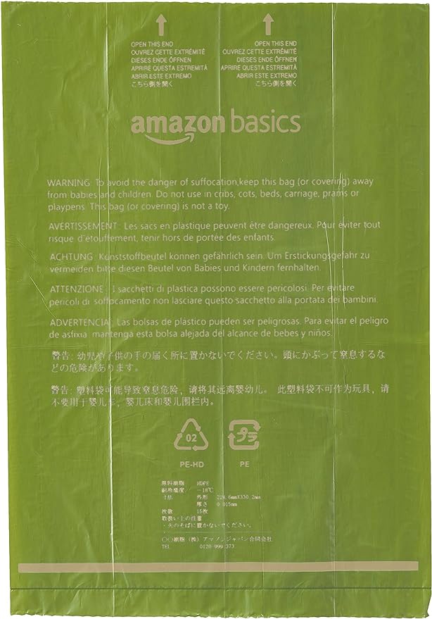 Amazon Basics Dog Poop Bags with Dispenser, 270 Count, Enhanced for Guaranteed Leakproof, Brazilian Mango Scented, Includes Leash Clip-Mewly Pet