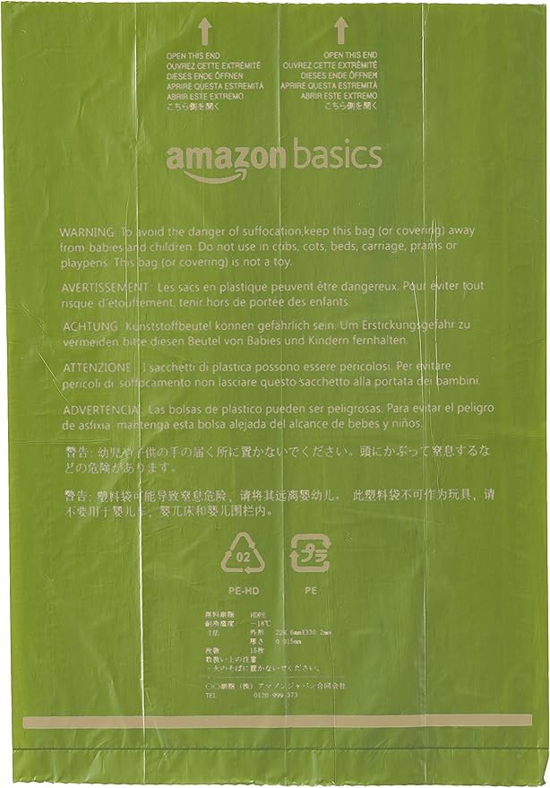 Amazon Basics Dog Poop Bags with Dispenser, 810 Count, Enhanced for Guaranteed Leakproof, Brazilian Mango Scented, Includes Leash Clip-Mewly Pet