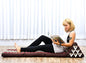 Leewadee - Comfortable Japanese Floor Mattress Used As Thai Floor Bed with Triangle Cushion, Futon Mattress Or Thai Massage Mat, 67 x 21 inches, Brown Red