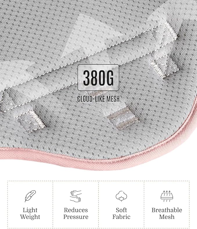 2025 New Edition, Fei & Eve MagEase Dog Harness - 3-Second Magnetic Buckles | 3-Point No-Pull Control | Heavy-Duty 900D Nylon | Dual Safety Handles | Breathable Mesh | Adjustable Fit | X-Large, Pink-Mewly Pet