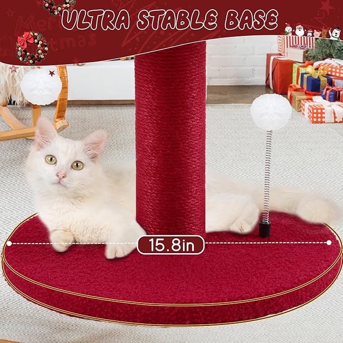 Luxury Treehouse Cat Tree for Indoor Large Cats,54.7'' Tall Modern Wood Cat Tower with 3 Level House,4*Cozy Perch,1*Soft Viewing Bed,Heavy Duty Wide Base,Sisal Scratching Post (33inch)-Mewly Pet
