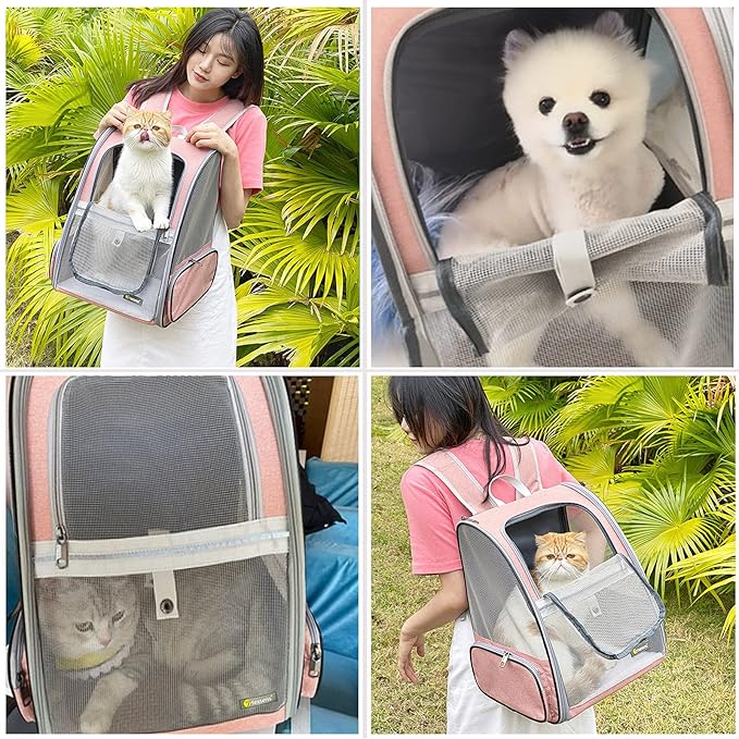 Texsens Innovative Traveler Bubble Backpack Pet Carriers for Cats and Dogs-Mewly Pet