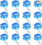 Onforu 16 Pack Blue Fairy Lights Battery Operated String Lights, 6.5ft 20 Mini LED Lights, IP67 Waterproof Twinkle Lights for Mason Jar Wedding Centerpiece Decor Christmas Bedroom