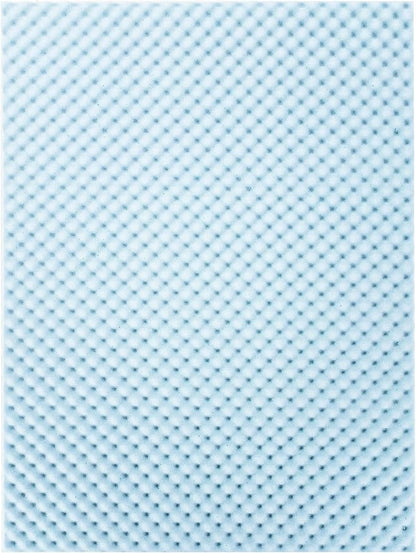 Best Price Mattress 2 Inch Egg Crate Memory Foam Mattress Topper, Cooling Gel Infusion, King, Dorm Essentials, Blue