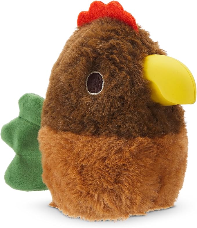 Barkbox Fowl Play Treat Dispensing Hard Core Plush Toy for Aggressive Chewers - Large-Mewly Pet