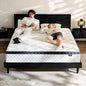 King Size Mattress in a Box, 10 Inch Hybrid Mattress with Individual Pocket Spring & Memory Foam, Soft, Motion Isolation, Medium Firm Comfort for Pressure Relief, CertiPUR-US Certified