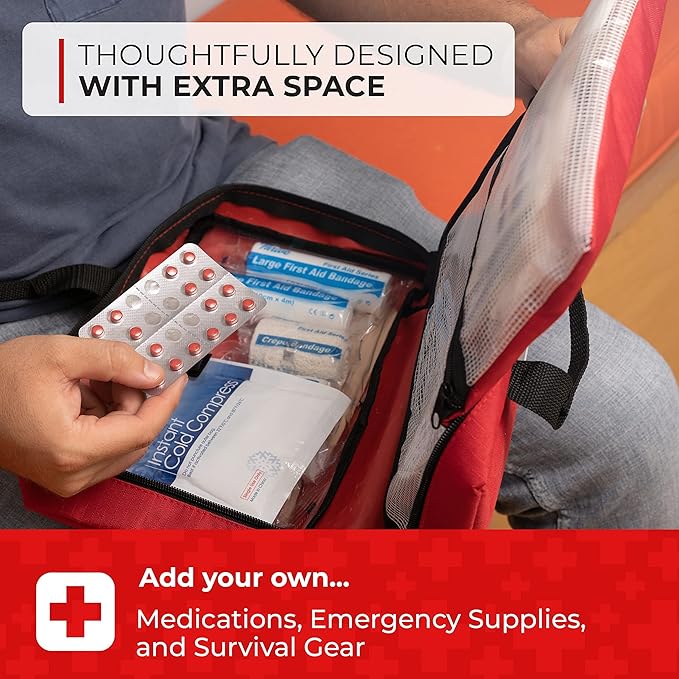 First Aid Kit – 291 Pieces of First Aid Supplies | Hospital Grade Medical Supplies for Emergency and Survival Situations | Ideal for Home, Car, Trucks, Camping, Hiking, Travel, Sports, Pets, Hunting-Mewly Pet