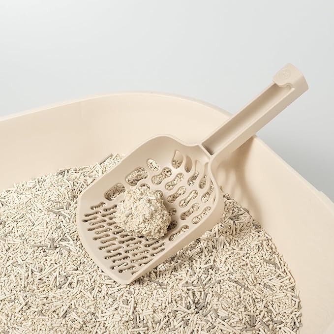 Lady N - Infinity Cat Litter Scoop: Easy Sifting with 8-Shaped Hole Design for Tofu Cat Litter and Clay Litter, Durable ABS Plastic Litter Scoop-Mewly Pet