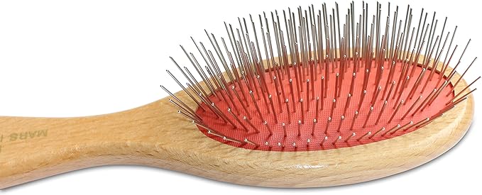 Mars Coat King Professional Grooming Brush for Dog and Cats. (8.5", 1" Stainless Steel Pins)-Mewly Pet