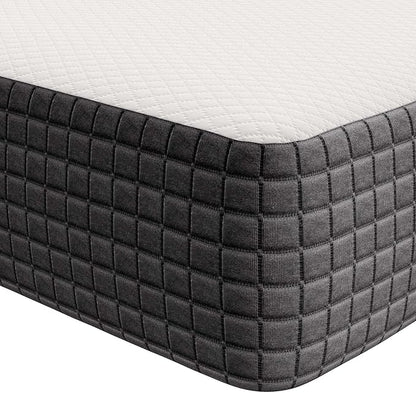 Modway Aveline Gel Infused Memory Mattress with CertiPUR-US Certified Foam, Queen, White