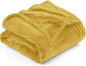 Utopia Bedding Fleece Blanket Twin Size Gold 300GSM Luxury Anti-Static Fuzzy Soft Microfiber Bed Blanket (60x80 Inch)