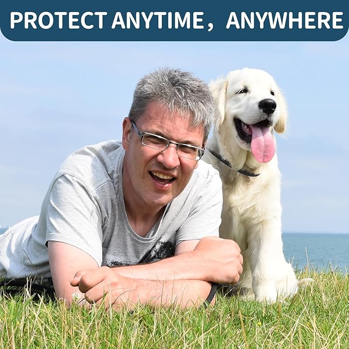 Flea and Tick Collar for Dogs 4 Pack, 32 Months Prevention, Waterproof, Adjustable for Small Medium Large Dogs Puppies (Black)-Mewly Pet