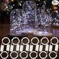 HXWEIYE 12 Pack LED White Fairy Lights Battery Operated, 7ft 20LED Mini Fairy String Lights Mason Jar Lights, Waterproof Firefly Starry Lights for DIY Wedding Party Bedroom Patio Christmas Décor