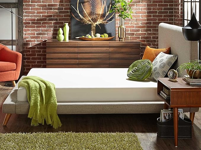 Live and Sleep Classic 8 Inch Medium Firm Memory Foam Mattress - Twin Extra-Long Bed in a Box with Firm Body Support, CertiPUR Certified - Twin XL Size