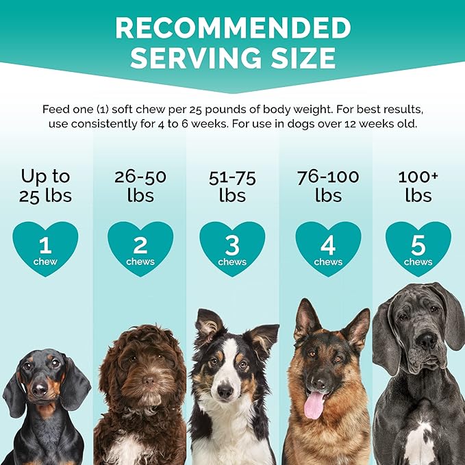 PREMIUM CARE Hemp Calming Chews for Dogs, Made in USA - Helps with Dog Anxiety, Separation, Barking, Stress Relief, Thunderstorms and More, 9.3 oz (264g), 120 Count-Mewly Pet