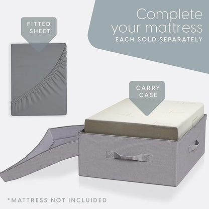 Milliard Carry Case for the Tri-Folding Memory Foam Mattress 6 Inch Twin XL Size (78" x 38" x 6") (Mattress NOT Included)