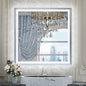 TETOTE 36x36 LED Bathroom Mirror with Lights Silver Metal Framed Brushed Nickel Front & Back Light Vanity Mirror Baroque Antifog Stepless Dimmable White/Warm/Natural,Wall Mounted(Horizontal/Vertical)