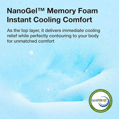 Novilla Full Mattress, 5 Inch Full Bed Mattress for Kids, Gel Memory Foam Mattresses for Cooling Night Sleep, Pressure Relief, CertiPUR-US Certified