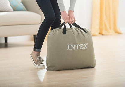 Intex Pillow Dura-Beam Series Rest Raised Airbed with Internal Pump (2020 Model)